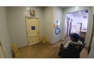 Accessible toilets on all floors.