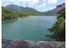 A Distant View of the Dam of Tai Tam Tuk Reservoir Built in 1918